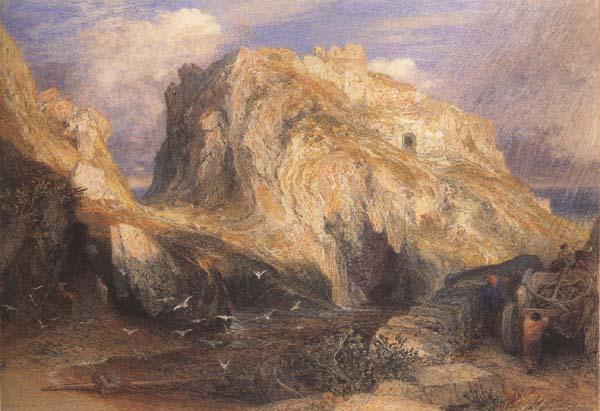 Samuel Palmer King Arthur s Castle,Tintagel,Cornwall Sweden oil painting art